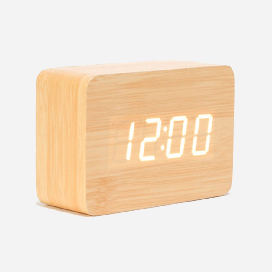 Alarm Clock Wood Essense
